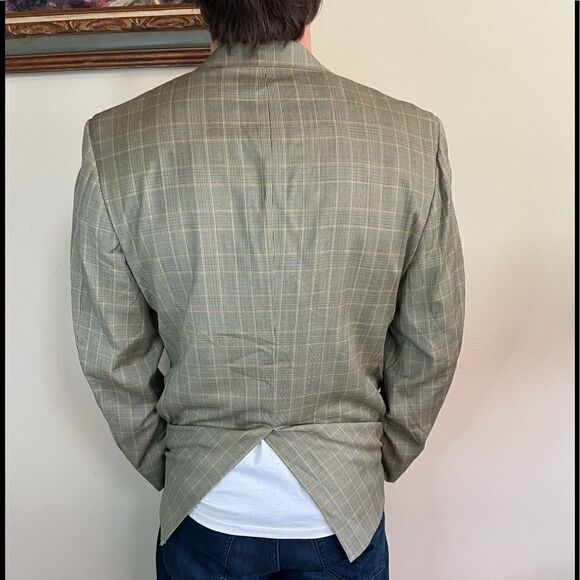 Brooks Brothers Men’s Vintage Plaid Two Button Sports Coat (Size: 38 Reg) - Picture 15 of 15